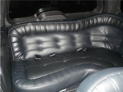 Kelowna Limo Ford Expedition Interior Couch